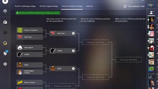 Мой пикем на плей-офф PGL Major Antwerp 2022