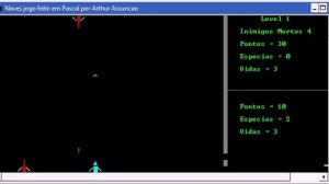 Naves - jogo de nave em Pascal(incompleto)