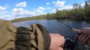 РЫБАЛКА НА КОЛЬСКОМ!КУМЖА!!ПРЕКРАСНЫЙ ОТДЫХ))