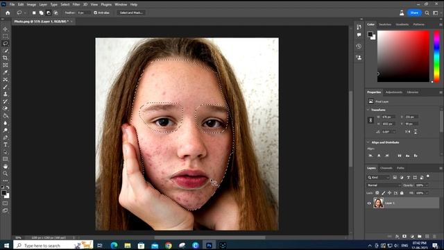 Photoshop Tutorial: Remove Acne With Generative Fill (Step-by-Step Guide) смотреть онлайн