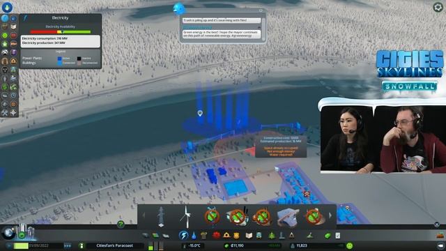 Paradox plays Cities Skylines - Snowfall - Episode 5 - Fang pays the bills смотреть онлайн