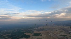 Полёт на воздушном шаре. Памуккале Турция
