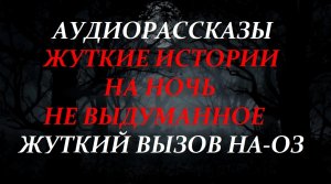 СТРАШНЫЕ ИСТОРИИ НА НОЧЬ-ЖУТКИЙ ВЫЗОВ НА-03