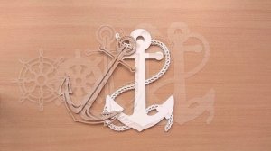 Anchor scroll saw pattern