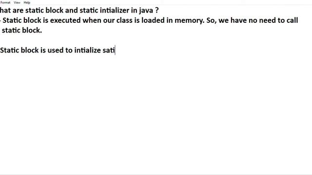 Static block and static initializer in java. Interview Question смотреть онлайн