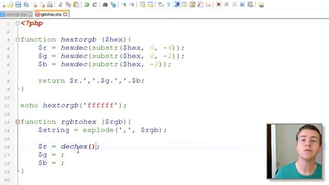 Van RGB naar Hex | PHP #23 | Programmeren met Davey Raaijmakers смотреть онлайн