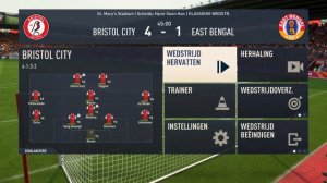 FIFA 23 | Bristol City FC (alt.) - East Bengal FC (alt.) ('REAL FACES') (Engels commentaar)