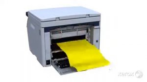 Xerox WorkCentre 6015 How to Clear a Paper Jam from the Back