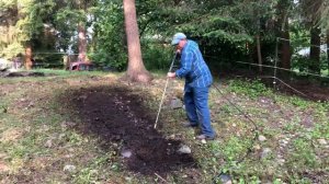 Hydrotilling Removing weeds BlackBerries stinging nettle’s in a horse arena getting ready for Garde