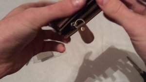 Мужской кошелек из натуральной кожи Bullcaptain/men's leather wallet с AliExpress РАСПАКОВКА
