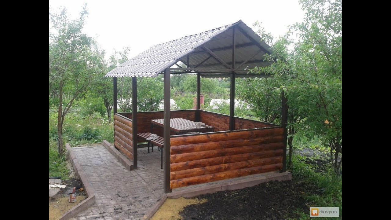 Беседка из профиля своими руками #2 смотреть онлайн