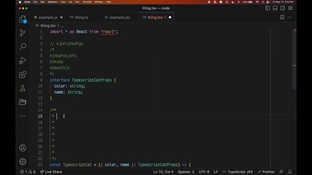 How to Comment in JavaScript, TypeScript, and React