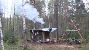 МЕДВЕДИ и КЛЕЩИ из жизни ОТШЕЛЬНИКА в ДЕВСТВЕННОЙ ТАЙГЕ camping, outdoor, survival, bushcraft, поход