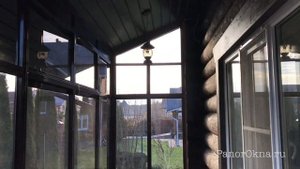 Остекление террасы холодным раздвижным алюминием Provedal