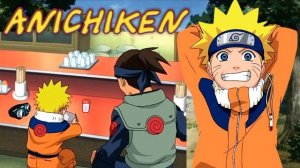 Ирука угощает Наруто раменом