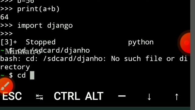 install django on mobile phone | termux | pydroid3 | install python on phone |django tutorial tamil