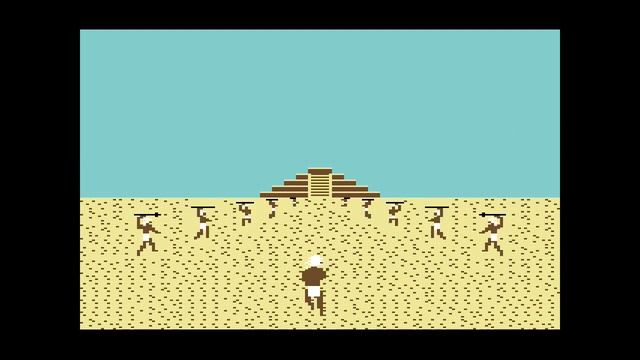 Commdore 64 Games - Aztec Challenge смотреть онлайн