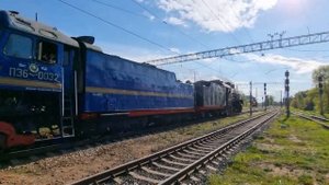 Паравозы СО18 и П36 (ст. Кушелевка ОКТ ЖД)