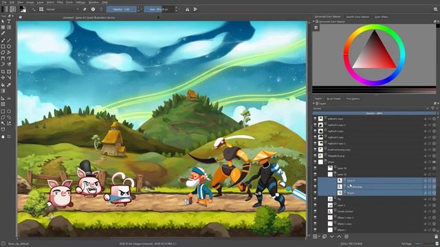 Krita 3: review of the new layers docker смотреть онлайн