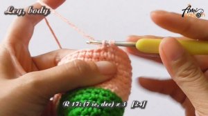 #493 | Patrick Star  Amigurumi (1/2) | How To Crochet Animals Amigurumi | @AmiSaigon