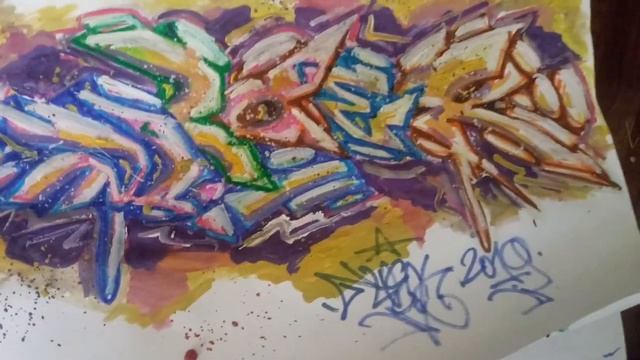 Nloek Graffiti Sketch art Рисование граффити скетчи наброски гуашью акварелью и прочими канцтоварам смотреть онлайн