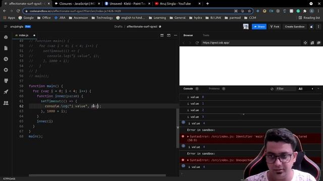 JavaScript Tutorial in Hindi | JavaScript Closures | Full course| Part -18 смотреть онлайн