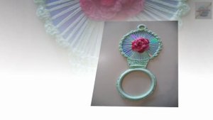 Держатели для полотенец крючком.  Crochet towel holder
