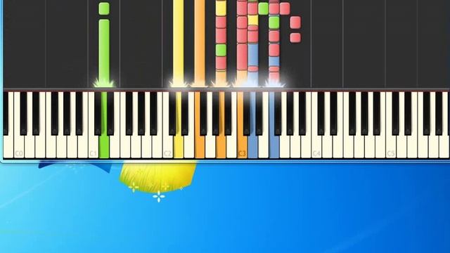 Scorpions You And I [Piano tutorial by Synthesia] смотреть онлайн