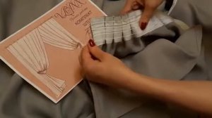 VLANN Пошив штор. Шторы блэкаут,цвет серый