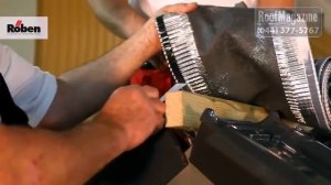 Коньковая лента МДМ и черепица Робен