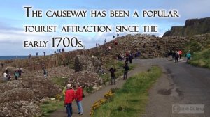 The Giant's Causeway in the north of Ireland