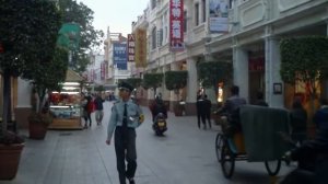 Walking Street in downtown Zhongshan, Guangdong, China