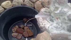 ФОНТАН С ВОДОПАДОМ НА СОЛНЕЧНОЙ ПАНЕЛИ СВОИМИ РУКАМИ