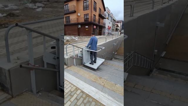 Монтаж подъёмника INVA 320(БК 320) в г. Геленджик смотреть онлайн