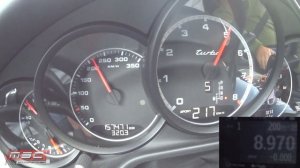 Porsche Panamera Turbo 0-100 100-200 Topspeed Acceleration | Motorsportcheck.de