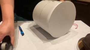 Круглая коробка. Круглая картонная коробка.Круглая коробка для торта.Круглая коробка изготовление.