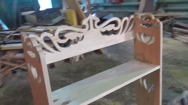 Столярные изделия .Полочка для книг смотреть онлайн