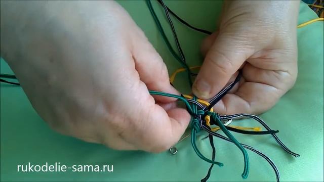 №3 Плетение пояса из 7 нитей