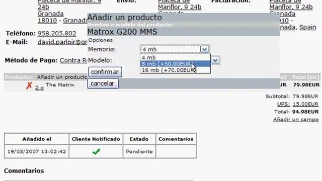 AJAX Orders Editor: OSCommerce Contribution