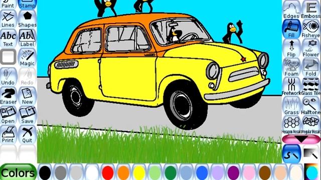 How To Draw in Tux Paint смотреть онлайн