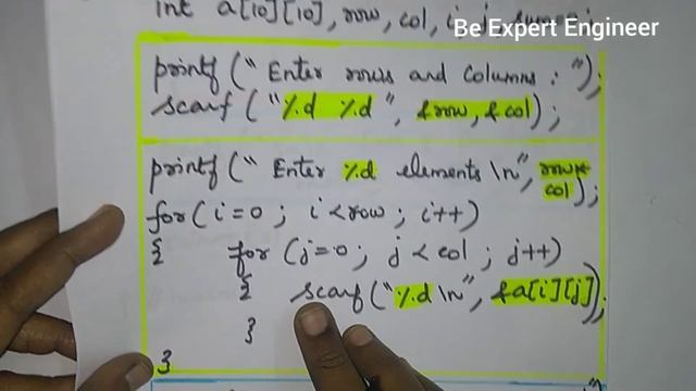 Sum of diagonal matrix in c in tamil || P. Subarajam | Lecture 47. смотреть онлайн