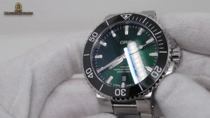 UNBOXING 2021 41.5MM ORIS AQUIS DATE GREEN DIAL 01 733 7766 4157-07 8 22 05PEB