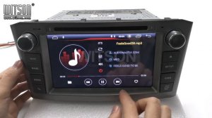 Android 10 For TOYOTA AVENSIS 2005-2007 (W2-KS5587S)