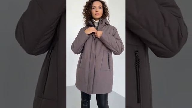 6088 куртка женская цвет шоколад размерный ряд 60-70 смотреть онлайн