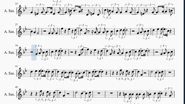 Alto Sax Sheet Music: How to play I'm Still Standing by Elton John смотреть онлайн