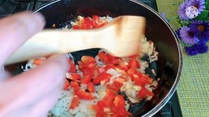 Макаронные гнезда с фаршем на сковороде! Макароны больше не варю а готовлю только так!