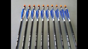 Сборка  кастомных стрел для блочного лука  Black Eagle Carbon Micro