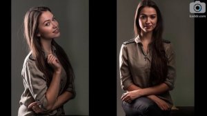 Студийная съемка портрета с двумя источниками контрового света - Практикум e13 на Kaddr.com