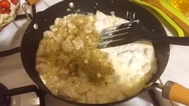 Филе Курицы в Сметанном Соусе.