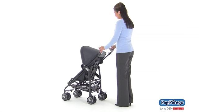 2011 Stroller - Peg Perego Pliko Mini - How to Use the Rear One-Touch Brakes смотреть онлайн
